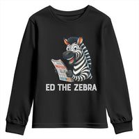 Ed the Zebra Meme Youth Sweatshirt Funny Viral Animal Escape Internet Humor Fans - Wonder Print Shop