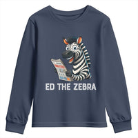 Ed the Zebra Meme Youth Sweatshirt Funny Viral Animal Escape Internet Humor Fans - Wonder Print Shop