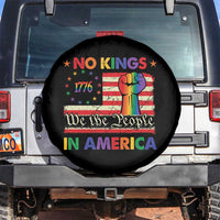 No Kings In America Rainbow Flag Spare Tire Cover - Wonder Print Shop