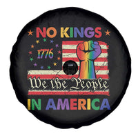 No Kings In America Rainbow Flag Spare Tire Cover - Wonder Print Shop