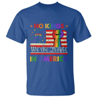 No Kings In America Rainbow Flag T Shirt - Wonder Print Shop