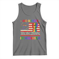 No Kings In America Rainbow Flag Tank Top - Wonder Print Shop