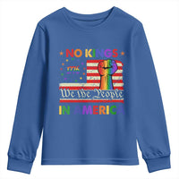 No Kings In America Rainbow Flag Youth Sweatshirt - Wonder Print Shop