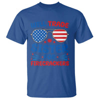 Will Trade Sister for Firecrackers T Shirt Funny 4th of July Patriotic Humor - Wonder Print Shop