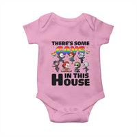 There's Some Gays in This House Baby Onesie Funny LGBTQ+ Horror Character Pride Mashup - Wonder Print Shop