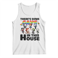 There's Some Gays in This House Tank Top Funny LGBTQ+ Horror Character Pride Mashup - Wonder Print Shop