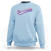 Geauxmaha Vintage Throwback Design Sweatshirt Gold Baseball Fan - Wonder Print Shop