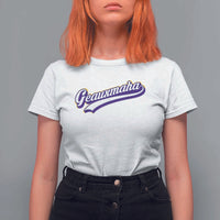 Geauxmaha Vintage Throwback Design T Shirt For Women Gold Baseball Fan - Wonder Print Shop