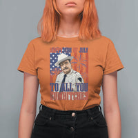 Happy 4th of July To All You Sumbitches Funny Sheriff Patriotic Graphic T Shirt For Women Retro Movie Quote Inspo Country Humor