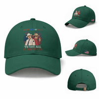 Happy 4th of July To All You Sumbitches Country Humor Baseball Cap Vintage Southern Cowboy Patriotic Graphic