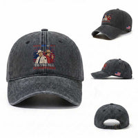 Happy 4th of July To All You Sumbitches Country Humor Washed Cotton Baseball Cap Vintage Southern Cowboy Patriotic Graphic