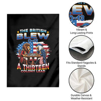 The British Blew A Thirteen Colony Lead 0-13 Lion vs Eagle Garden Flag Chess Match Patriotic 4th of July Funny History Graphic