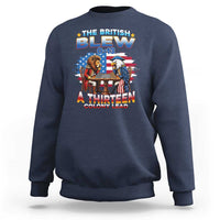 The British Blew A Thirteen Colony Lead 0-13 Lion vs Eagle Sweatshirt Chess Match Patriotic 4th of July Funny History Graphic