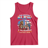 The British Blew A Thirteen Colony Lead 0-13 Lion vs Eagle Tank Top Chess Match Patriotic 4th of July Funny History Graphic