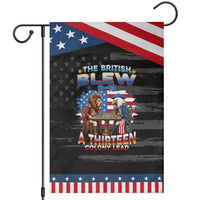 The British Blew A Thirteen Colony Lead 0-13 Lion vs Eagle Patriotic Garden Flag Chess Match 4th of July Funny History Graphic