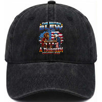 The British Blew A Thirteen Colony Lead 0-13 Lion vs Eagle Washed Cotton Baseball Cap Chess Match Patriotic 4th of July Funny History Graphic