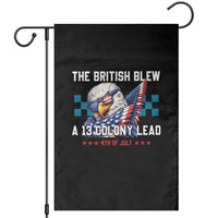 The British Blew A 13 Colony Lead Dabbing Eagle Garden Flag Funny Patriotic 4th of July History Humor Graphic