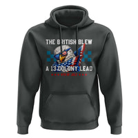 The British Blew A 13 Colony Lead Dabbing Eagle Hoodie Funny Patriotic 4th of July History Humor Graphic