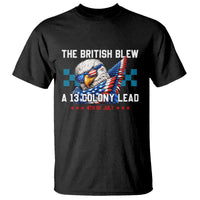 The British Blew A 13 Colony Lead Dabbing Eagle T Shirt Funny Patriotic 4th of July History Humor Graphic
