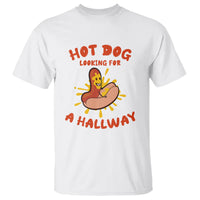 Hot Dog T Shirt Hot Dog Looking For A Hallway Funny Adult Joke Glizzy Slang - Wonder Print Shop