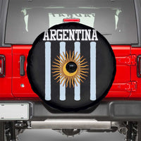Argentina Sun of May Flag Retro Graphic Spare Tire Cover Patriotic Argentine Heritage Pride Souvenir