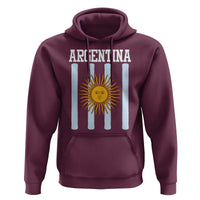 Argentina Sun of May Flag Retro Graphic Hoodie Patriotic Argentine Heritage Pride Souvenir