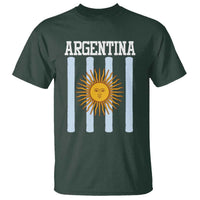 Argentina Sun of May Flag Retro Graphic T Shirt Patriotic Argentine Heritage Pride Souvenir