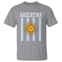Argentina Sun of May Flag Retro Graphic T Shirt Patriotic Argentine Heritage Pride Souvenir