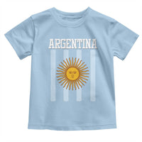 Argentina Sun of May Flag Retro Graphic Toddler T Shirt Patriotic Argentine Heritage Pride Souvenir