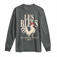 Les Bleus France Soccer Retro Rooster Graphic Long Sleeve Shirt Proud Passionate French Pride Vintage Football Fans Gear