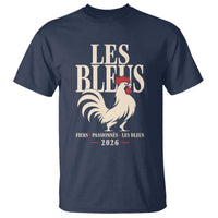 Les Bleus France Soccer Retro Rooster Graphic T Shirt Proud Passionate French Pride Vintage Football Fans Gear