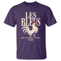 Les Bleus France Soccer Retro Rooster Graphic T Shirt Proud Passionate French Pride Vintage Football Fans Gear