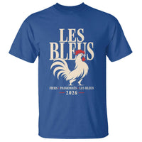 Les Bleus France Soccer Retro Rooster Graphic T Shirt Proud Passionate French Pride Vintage Football Fans Gear