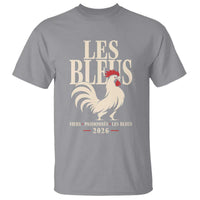 Les Bleus France Soccer Retro Rooster Graphic T Shirt Proud Passionate French Pride Vintage Football Fans Gear