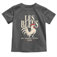 Les Bleus France Soccer Retro Rooster Graphic Toddler T Shirt Proud Passionate French Pride Vintage Football Fans Gear