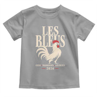 Les Bleus France Soccer Retro Rooster Graphic Toddler T Shirt Proud Passionate French Pride Vintage Football Fans Gear
