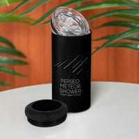 Perseid Meteor Shower Comet Swift Tuttle 4 in 1 Can Cooler Tumbler Celestial Astronomy Graphic