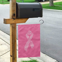 Inspirational Breast Cancer Awareness Garden Flag Pink Ribbon Support - Wonder Print Shop