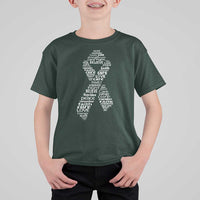 Inspirational Breast Cancer Awareness T Shirt For Kid Pink Ribbon Support - Wonder Print Shop