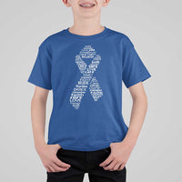 Inspirational Breast Cancer Awareness T Shirt For Kid Pink Ribbon Support - Wonder Print Shop