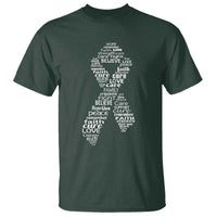 Inspirational Breast Cancer Awareness T Shirt Pink Ribbon Support - Wonder Print Shop