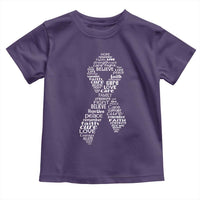 Inspirational Breast Cancer Awareness Toddler T Shirt Pink Ribbon Support - Wonder Print Shop