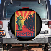 Frog Resist Spare Tire Cover Free Portland Oregon Poster Graphic Freedom Fighters - Wonder Print Shop