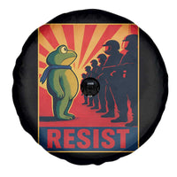 Frog Resist Spare Tire Cover Free Portland Oregon Poster Graphic Freedom Fighters - Wonder Print Shop