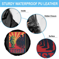 Frog Resist Spare Tire Cover Free Portland Oregon Poster Graphic Freedom Fighters - Wonder Print Shop