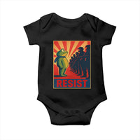Frog Resist Baby Onesie Free Portland Oregon Poster Graphic Freedom Fighters - Wonder Print Shop