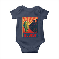 Frog Resist Baby Onesie Free Portland Oregon Poster Graphic Freedom Fighters - Wonder Print Shop