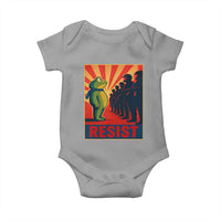 Frog Resist Baby Onesie Free Portland Oregon Poster Graphic Freedom Fighters - Wonder Print Shop