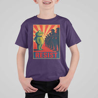 Frog Resist T Shirt For Kid Free Portland Oregon Poster Graphic Freedom Fighters - Wonder Print Shop