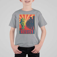 Frog Resist T Shirt For Kid Free Portland Oregon Poster Graphic Freedom Fighters - Wonder Print Shop
